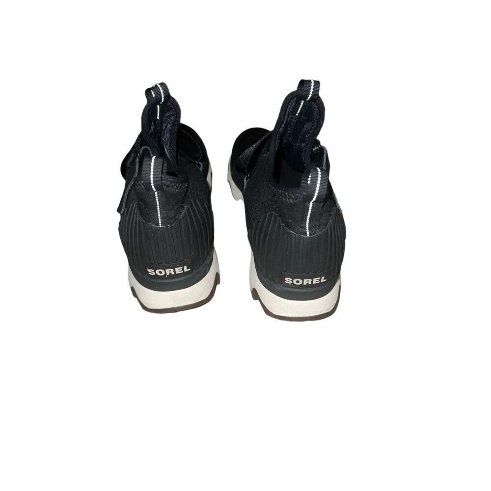 ✨Sorel Kinetic Black Mesh Front Strap High Top Athletic Sz 8.5 Sneakers✨ - Picture 6 of 10